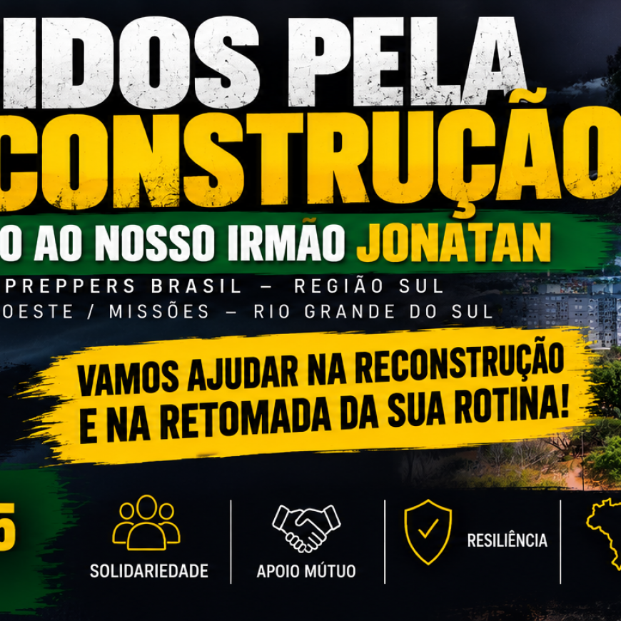Vamos ajudar a reconstrução da região Sul de missões e noroeste